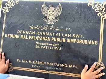 Fieldtrip Kelas V di Mal Pelayan Public (MPP) Kab Luwu
